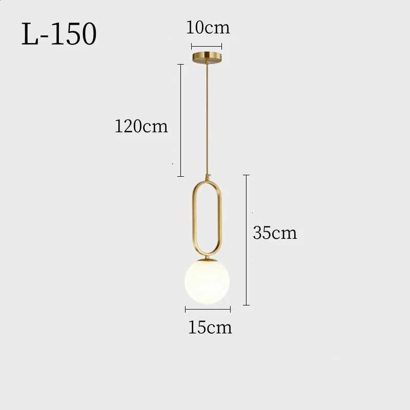 Modern Pendant Light Nordic Minimalist Hanging Lamp