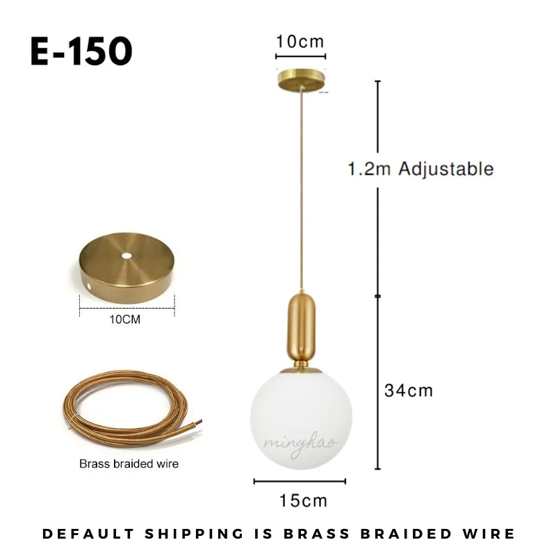Modern Pendant Light Nordic Minimalist Hanging Lamp